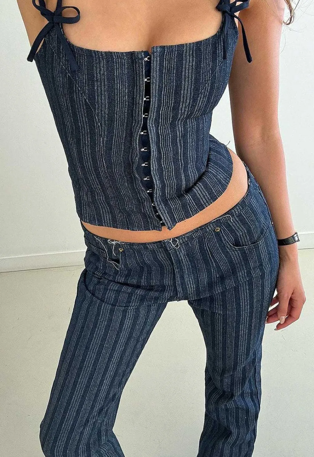 Lioness Denim^Charismatic Denim Corset
