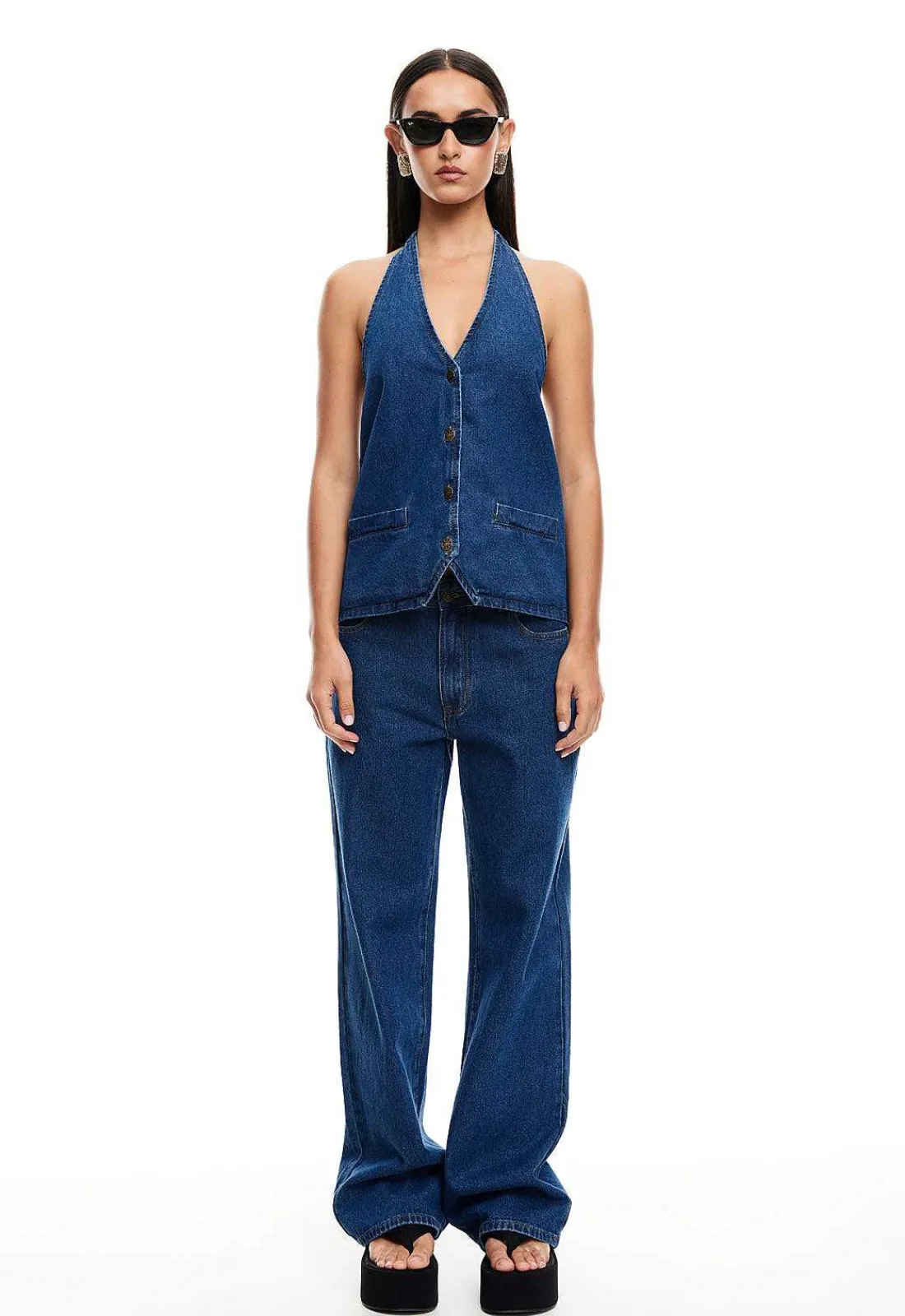 Lioness Denim^Hills Halter