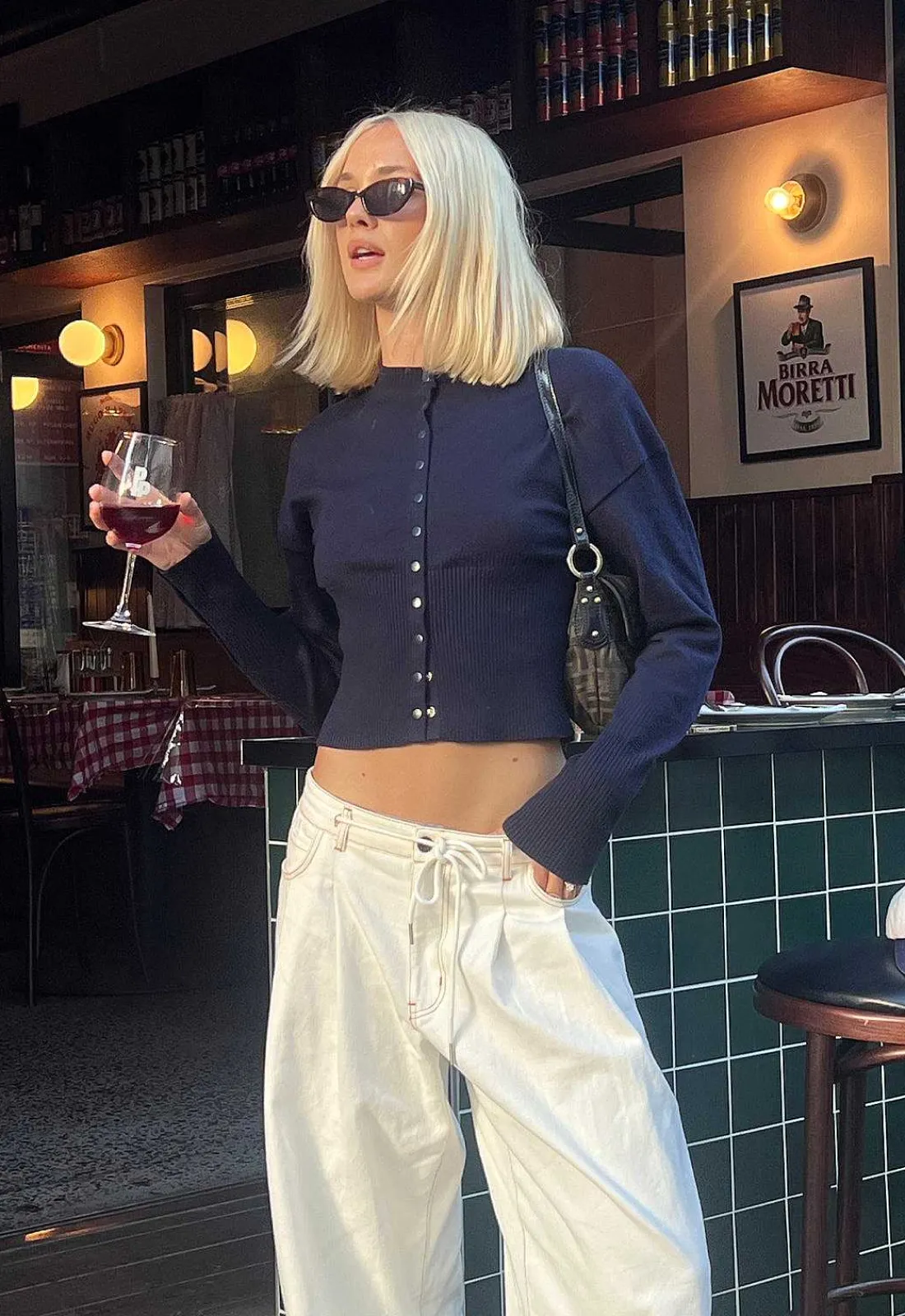 Lioness Pants^Slouched Tie Up Jean